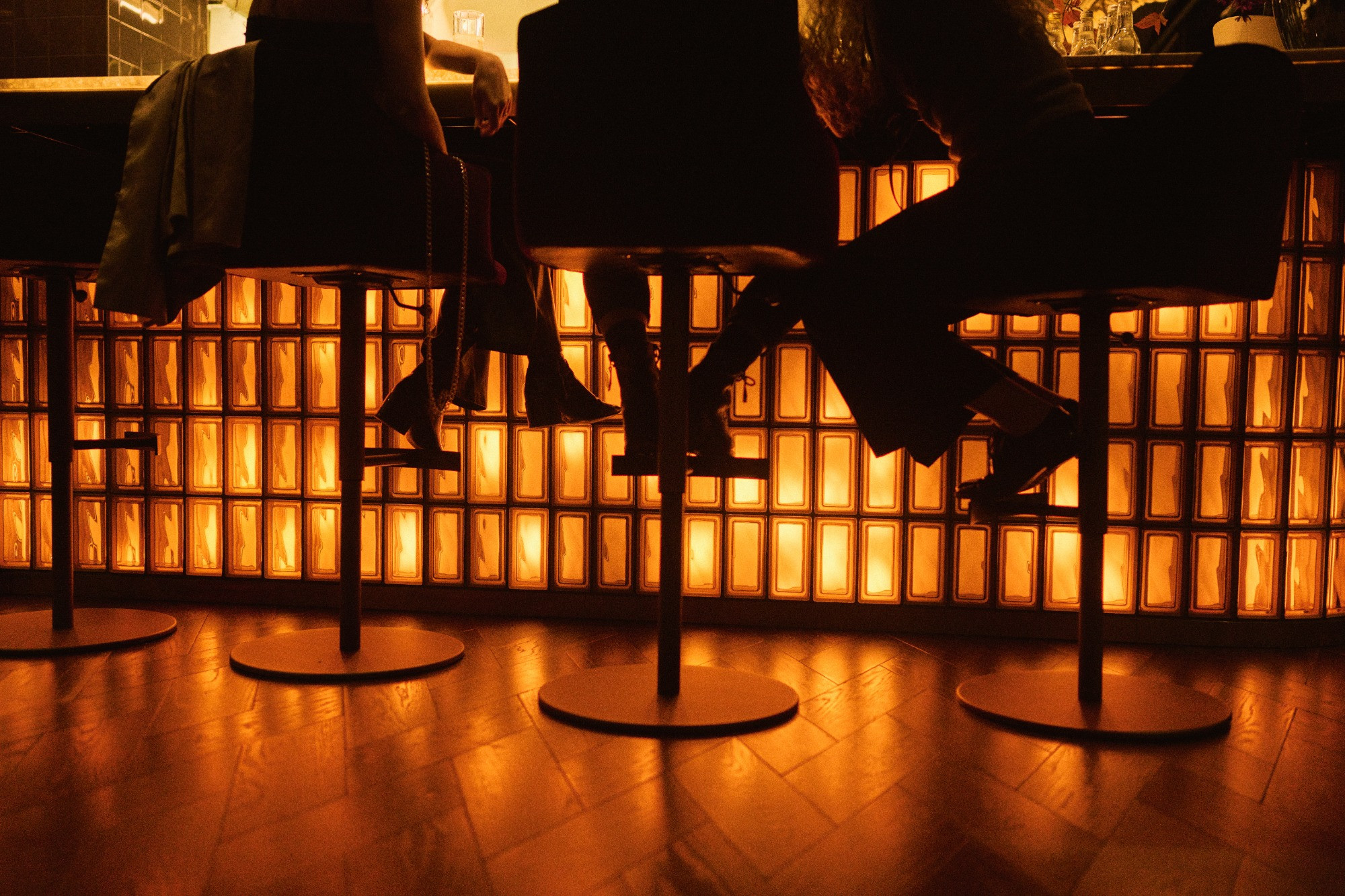 Cafe Noel lighting installation