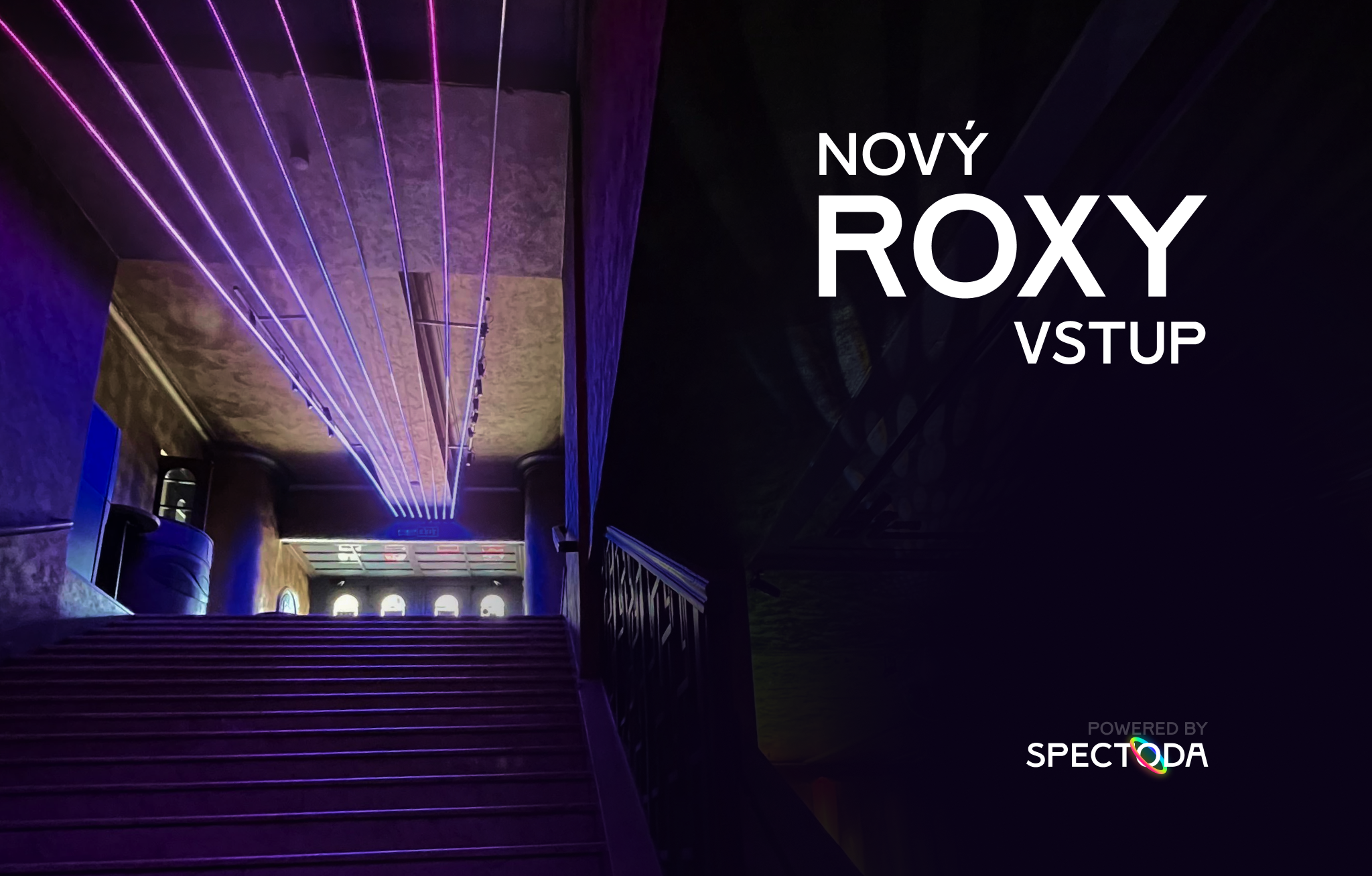 ROXY: světelné instalace napříč klubem